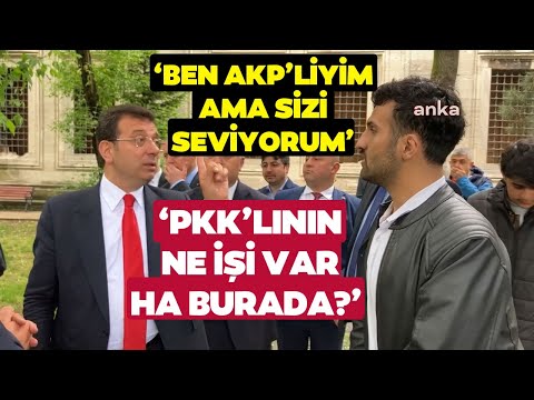 'Sokakta Hiç PKK'lı Gördün Mü?' Ekrem İmamoğlu'nun AKP'li Vatandaşla Konuşması Gündem Oldu!