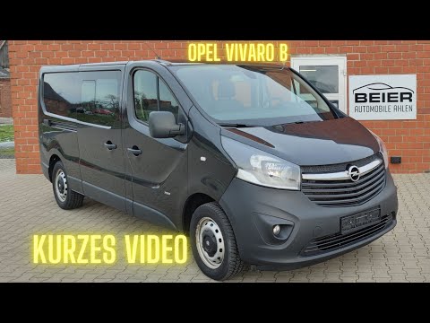 Opel Vivaro B Kasten L2 Doppelkabine Klima Navi AHK 