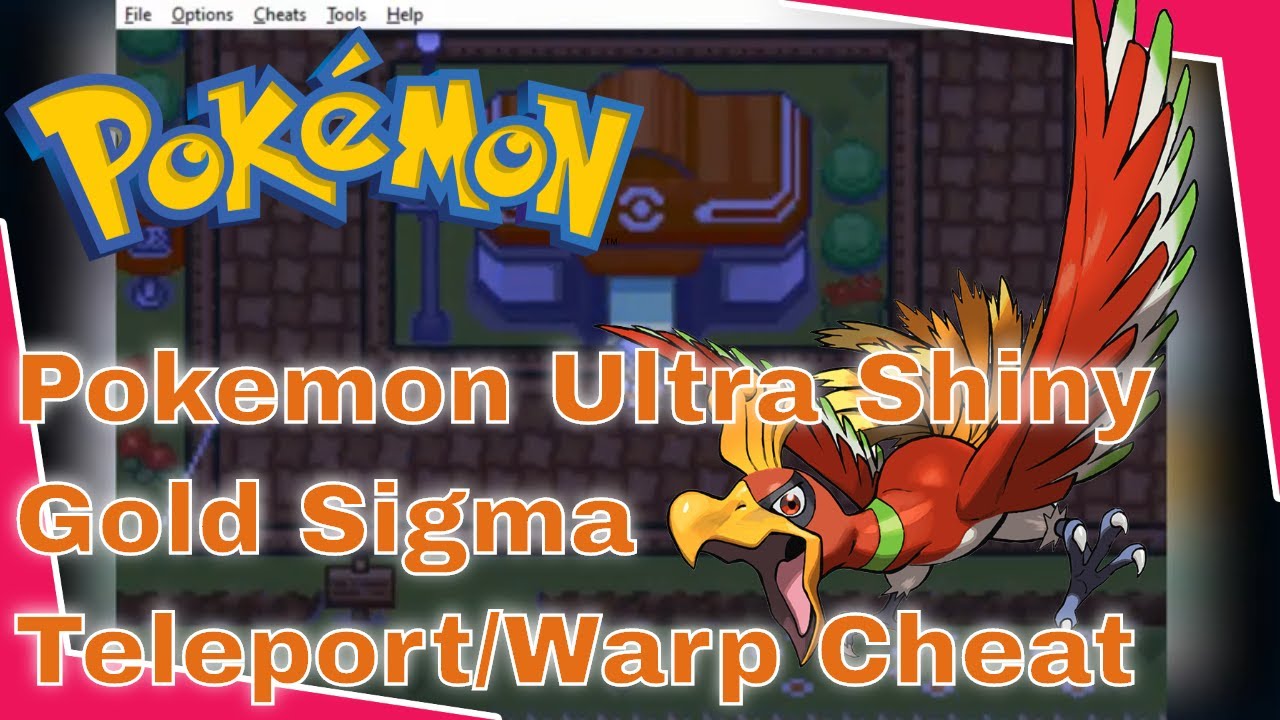 Pokemon Ultra Shiny Gold Sigma Cheats - Rare Candy, Teleport