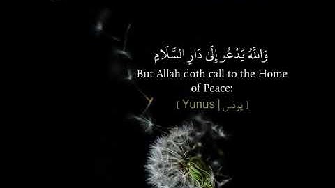﴿وَاللَّهُ يَدْعُو إِلَىٰ دَارِ السَّلَامِ﴾   القارئ ياسر الدوسري