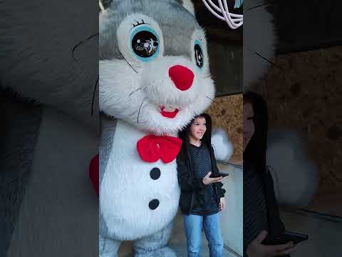 Зайка поздравляет с днем рождения.