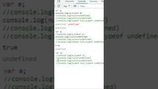 null and undefine |Most Interview Questions and Answers ytshorts javascriptinterview js  shorts