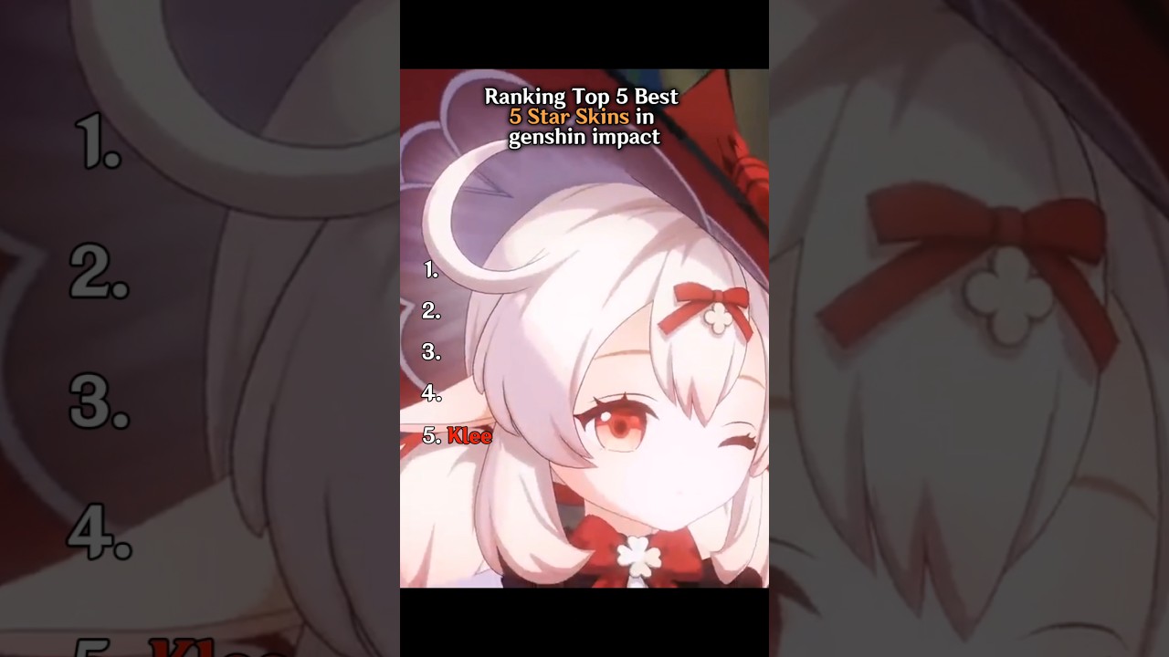 Ranking Top 5 BEST 5 STAR SKINS In Genshin Impact! #genshin