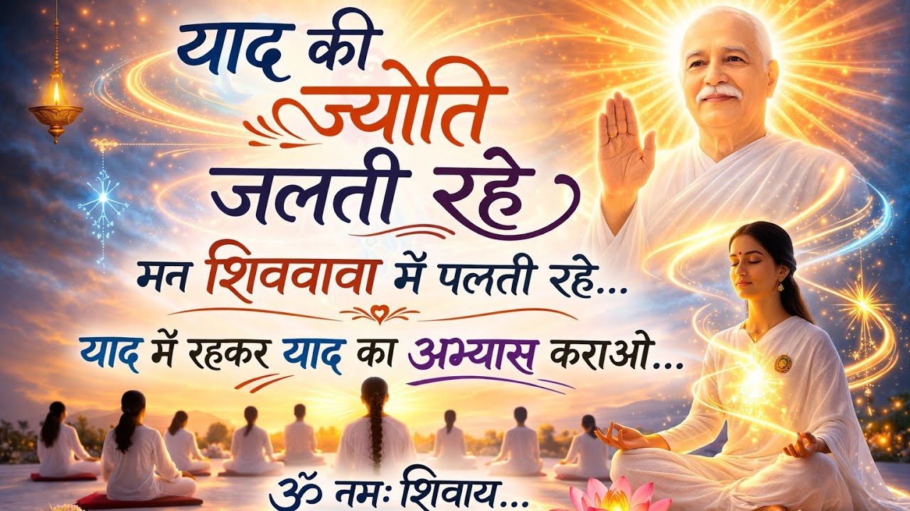 याद की ज्योति जलती रहे | आज की मुरली पर आधारित गीत | 02/03/26 | BK New Song