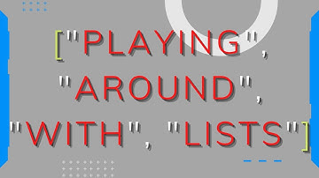 Playing Around With Lists!! | Preparation For Next Series - discord.py