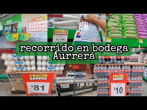 recorrido en bodega Aurrera ?? (checando precios $$)