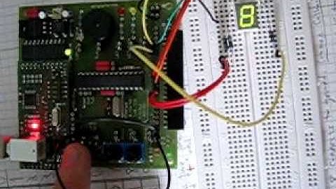 Microcontroller - 7 segment counter