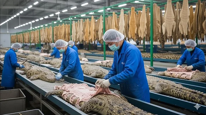 Inside the Crocodile Leather Factory: From Raw Hide to Luxury Handbags (Full Process)