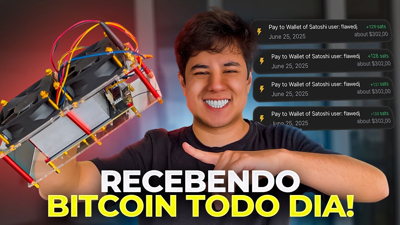 PLACA DE 4.500 REAIS QUE MINERA BITCOIN DE VERDADE!