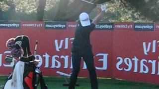 Adam Scott golf swings (driver to short iron) - as a left-handed golfer (2015-2016)