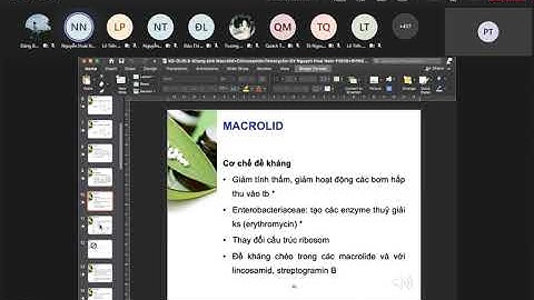 Dược Lý 2 - Kháng sinh tác động 50S - 13/05/2022