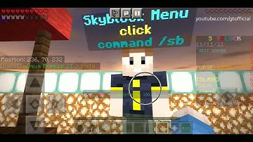 skyblock server for low end device | no lag skyblock sever for mcpe | rg skyblock server gt official