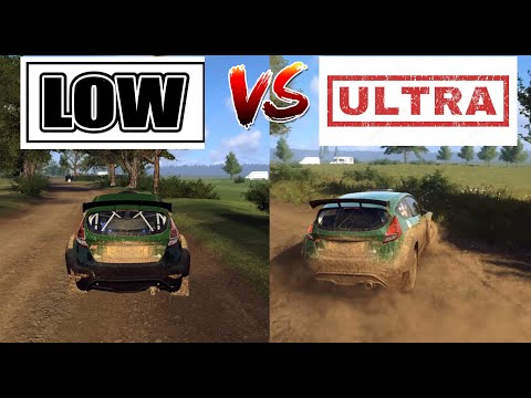 LOW VS ULTRA (DiRT Rally 2.0 - Deluxe Edition)КАКАЯ ГРАФИКА НРАВИТЬСЯ? 🔴|СРАВНЕНИЕ ИГР|✅1080HD