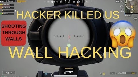 HACKERS KILLED US | SHOOTING THROUGH WALLS | PUBG MOBILE | SPARK GAMING YT