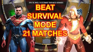 The best strategy to beat the survival mode Injustice GAU