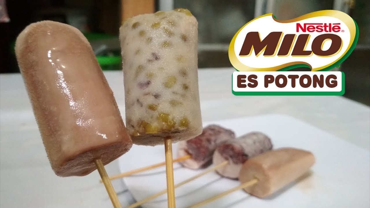 Resep Cara  Membuat Es Krim  Potong Milo YouTube