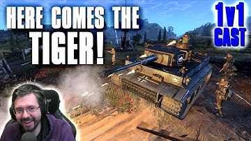 1v1 CAST - Reakly(WEHR) vs Caosak(US) - Company of Heroes 3