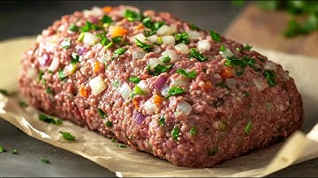 Der leckerste Hackbraten aller Zeiten! Versuch mal, ihn so zu machen. Er ist so lecker ❗.