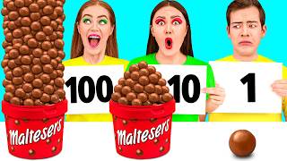 تحدي 100 طبقة من الطعام PaRaRa Challenge