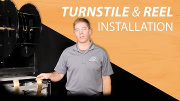 NTM Gutter Machine Component Installation: Turnstile & Reel