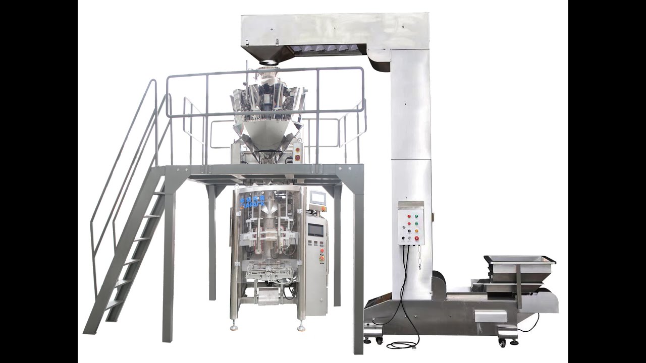automatic creal flakes packaging machine--Anhui Iapack - YouTube
