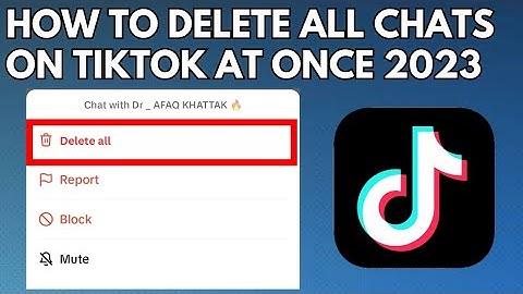How to Delete All of Your Messages on TikTok at Once 2023|Delete all Chats on TikTok