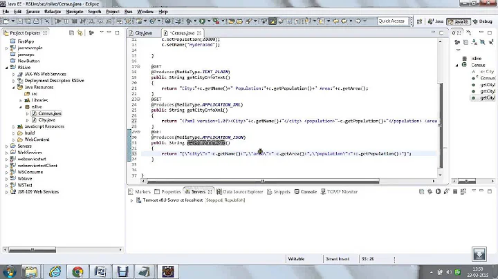 Learn Jax rs java web service using jersey - text xml json formats