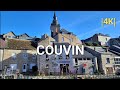 Trip from charleroi to couvin by train and citywalk  4k