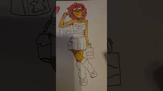Alexis oc theme page! #cute #draw #art #shorts #sketchbook #drawing #coloring #craft #paper #artist