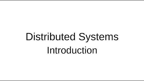 01 - Distributed Systems in Arabic (introduction)