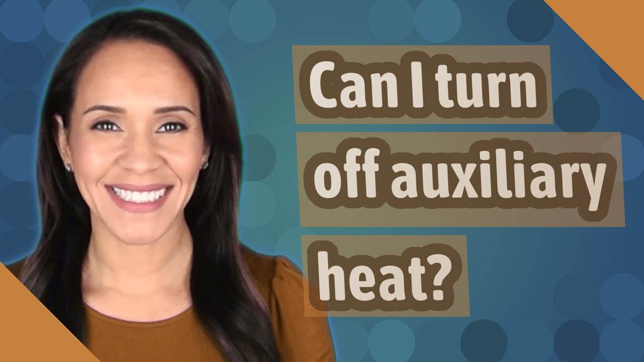 Can I turn off auxiliary heat? YouTube