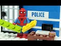 How to build a simple and cool lego police station - brick building compilation