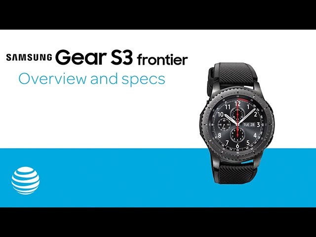 gennemse kærtegn erosion Samsung Gear S3 frontier Full features and specs | AT&T - YouTube