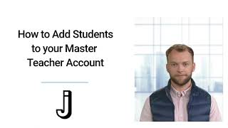 Adding students to your teacher account