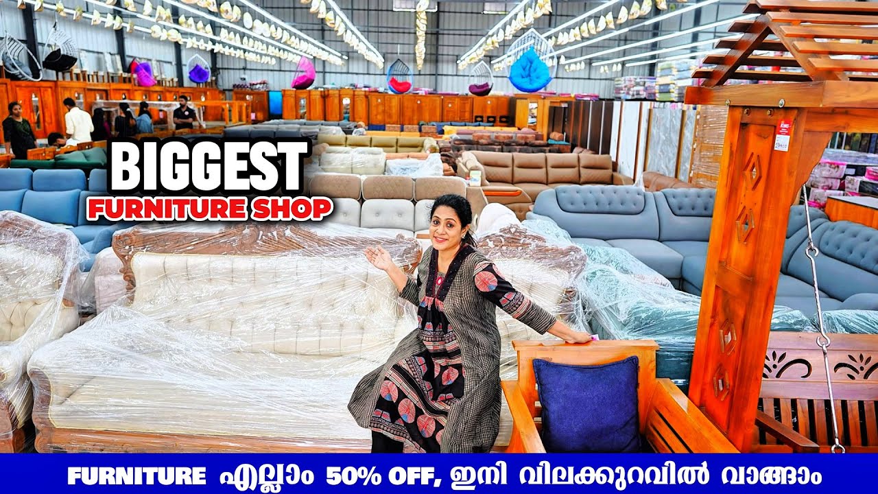 FREE BED OFFER / UP TO 50 % OFFER SALE KING WORLD FURNITURE THODUPUZHA 