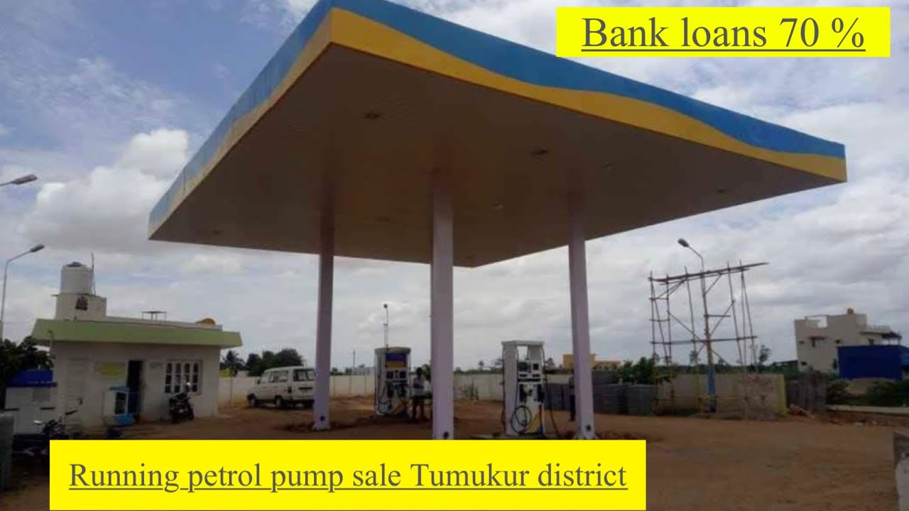 Petrol pump for sale Tumukur district 1cr 60Lks bank loans 70