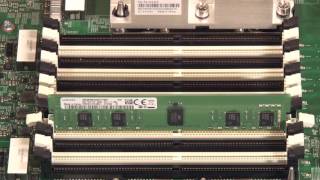 Lenovo ThinkSystem SN850 installing a DIMM