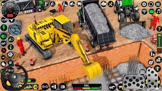 447 auto truck loading pipe construction simulator game - construction loader excavator games screenshot 5