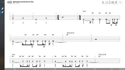 KT Tunstall - Black Horse And The Cherry Tree (BASS TAB PLAY ALONG)
