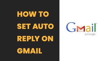 How to setup a Gmail Auto Reply Message - Easy Method