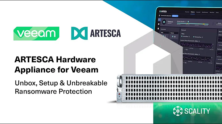 ARTESCA Hardware Appliance for Veeam: Unbox, Setup & Unbreakable Ransomware Protection