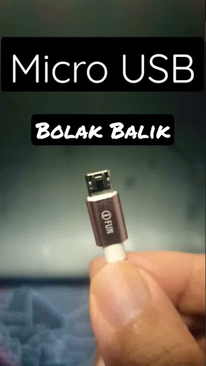 Keren! Kabel Micro USB bisa bolak balik - Micro USB Reversible #short