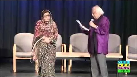 Hina Dilpazeer with Shahid Masood
