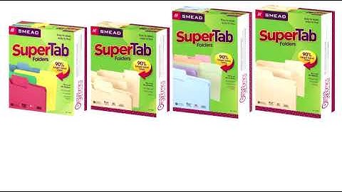 Smead SuperTab File Folder, Oversized 1/3-Cut Tab, Legal Size, Manila, 100 Per Box (15301) Reviews
