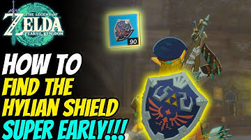 How to Get the Hylian Shield Super EARLY!!!  | The Legend of Zelda: Tears of the Kingdom