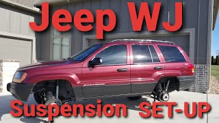 Jeep Grand Cherokee WJ Suspension Skid Plate Tire Set up Walk Through