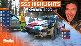 Ss5 Stage Highlights | Wrc Rally Sweden 2023
