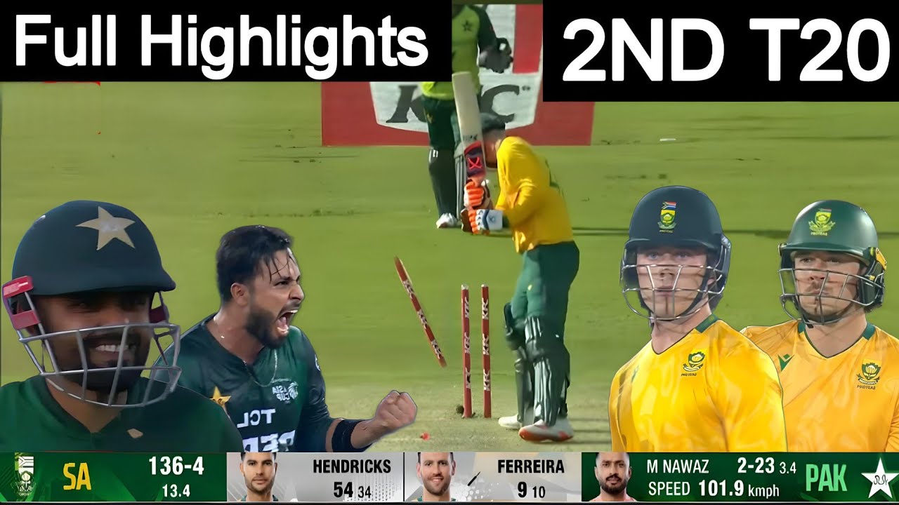 Pakistan Vs South Africa 2ND T20 Match Full Highlights 2025 Pak vs SA ...