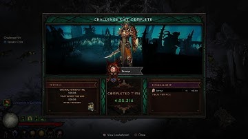 Challenge rift 210 - Current rank 1 - PS5 - Diablo 3