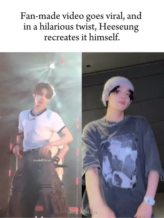 Heeseung recreates it 💋 #heeseung #kpop #enhypen #explore #fypシ゚ #ytshorts LI XICHENG MARCH